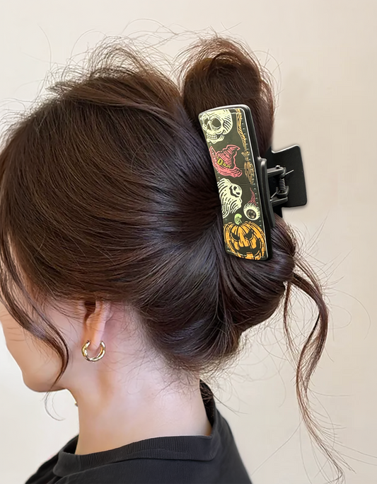 Halloween Acrylic Claw Clip - Spooky Goth Statement Hair Clip