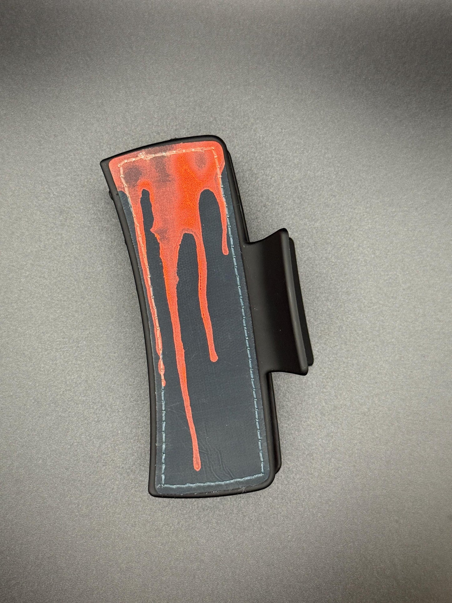 Acrylic Claw Clip, Photo Hair Clip, Goth or Spooky Design Option