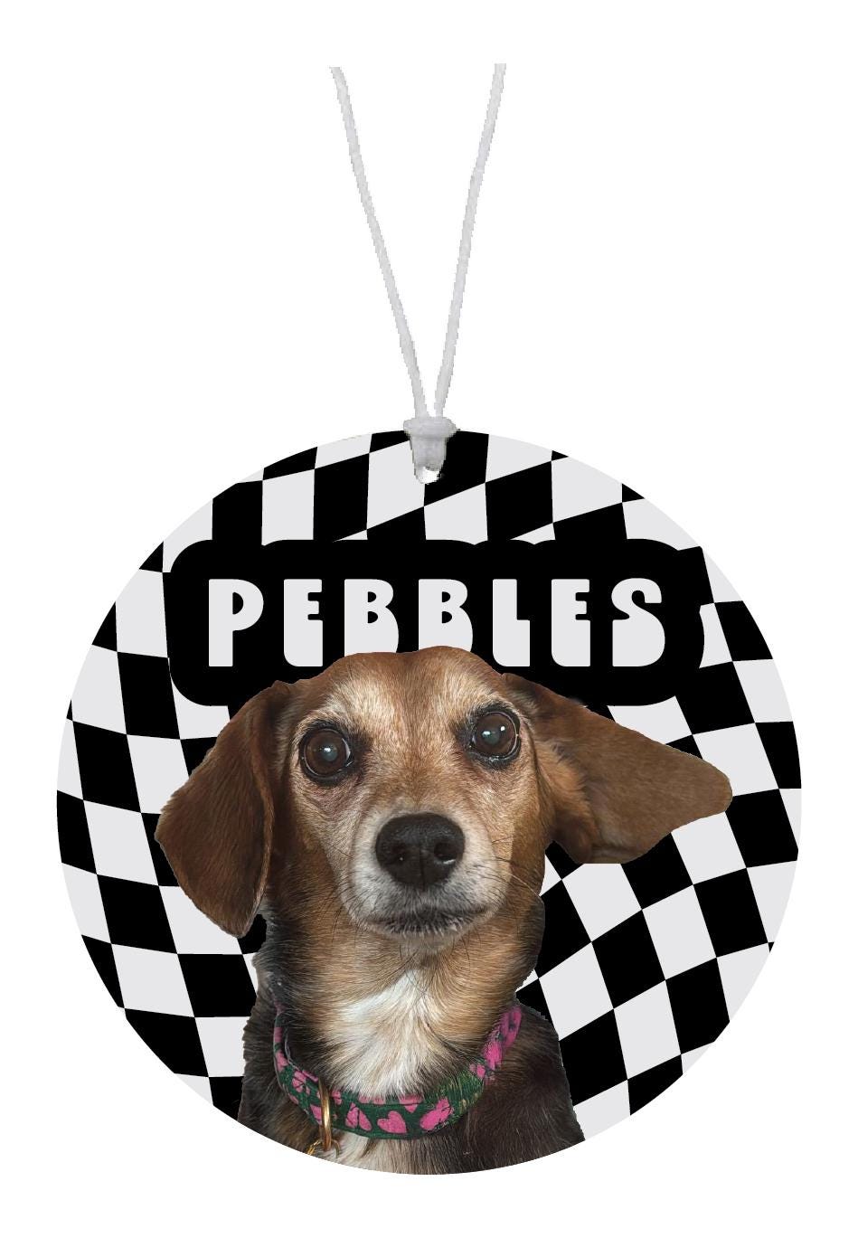 Custom Dog Photo Air Freshener - Personalized Car Decor