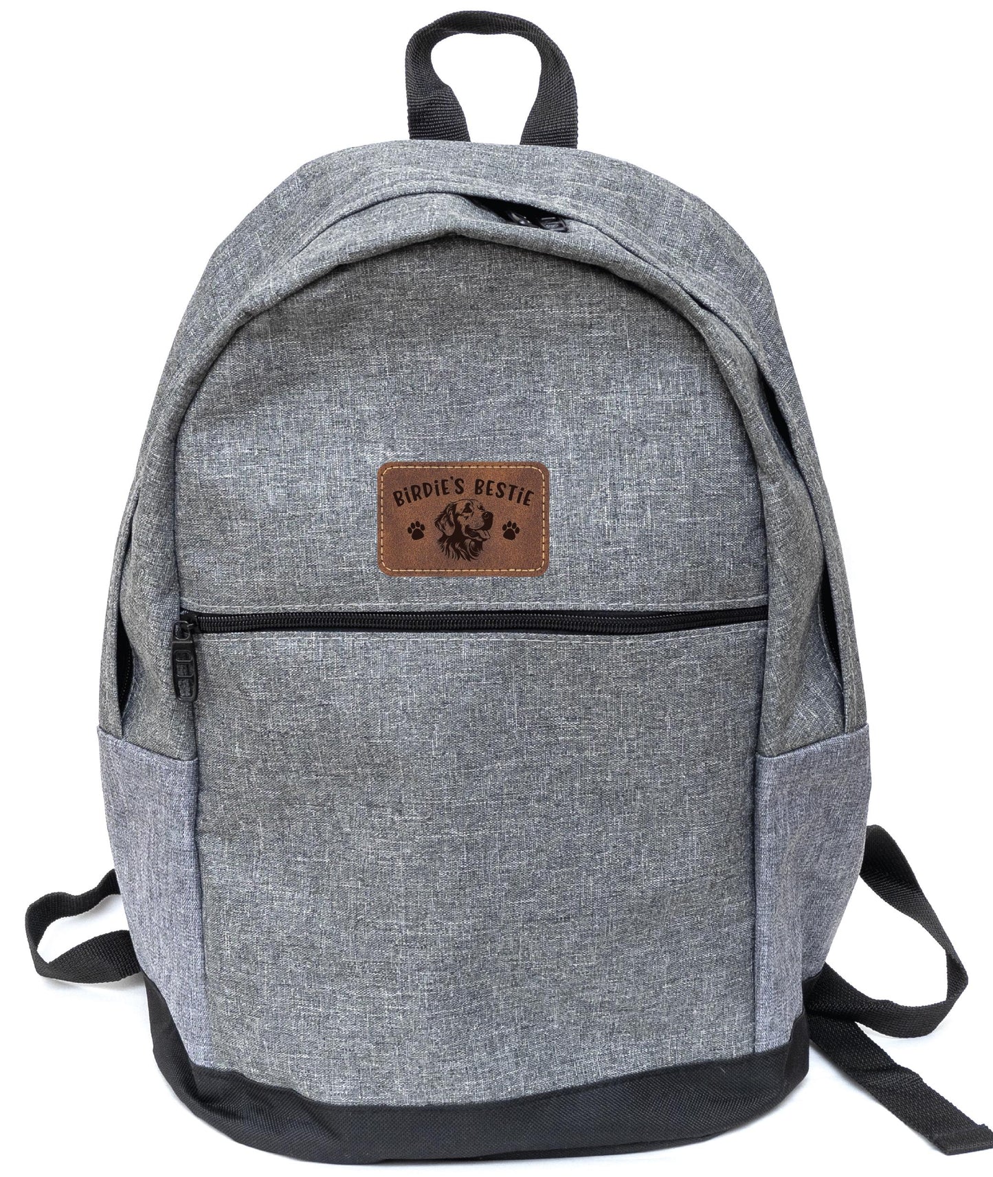 Custom Dog Breed Leatherette Patch with Name