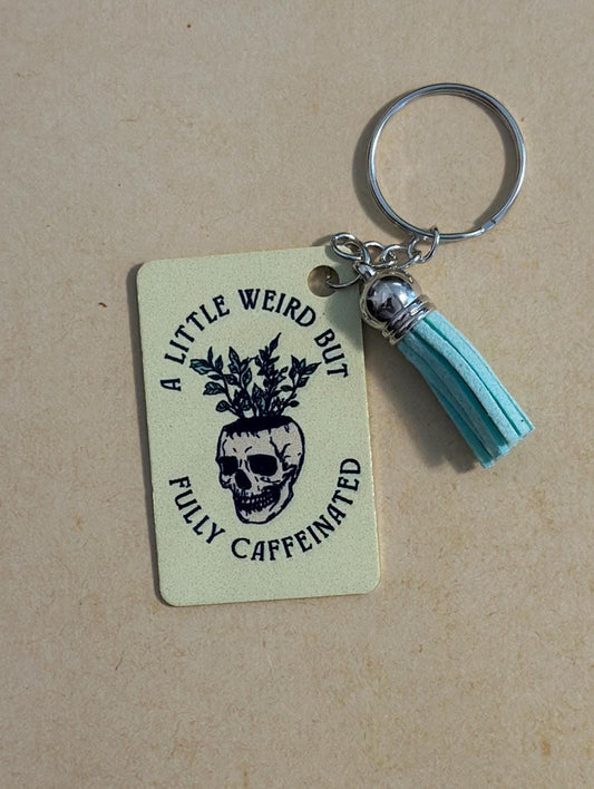 Spooky Custom Keychain – Dark Humor Designs, Business Logo or QR Code