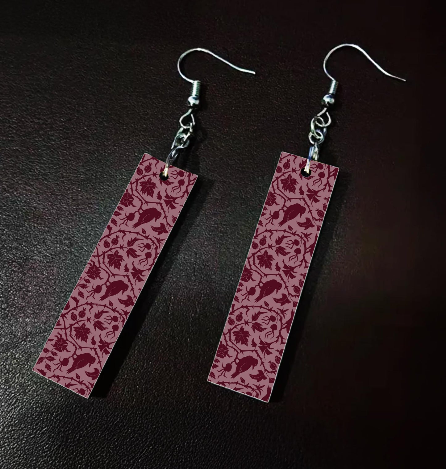 Personalized Spooky Earrings – Custom Goth Dangle Drops, Ravens, Potions, Pride Flag