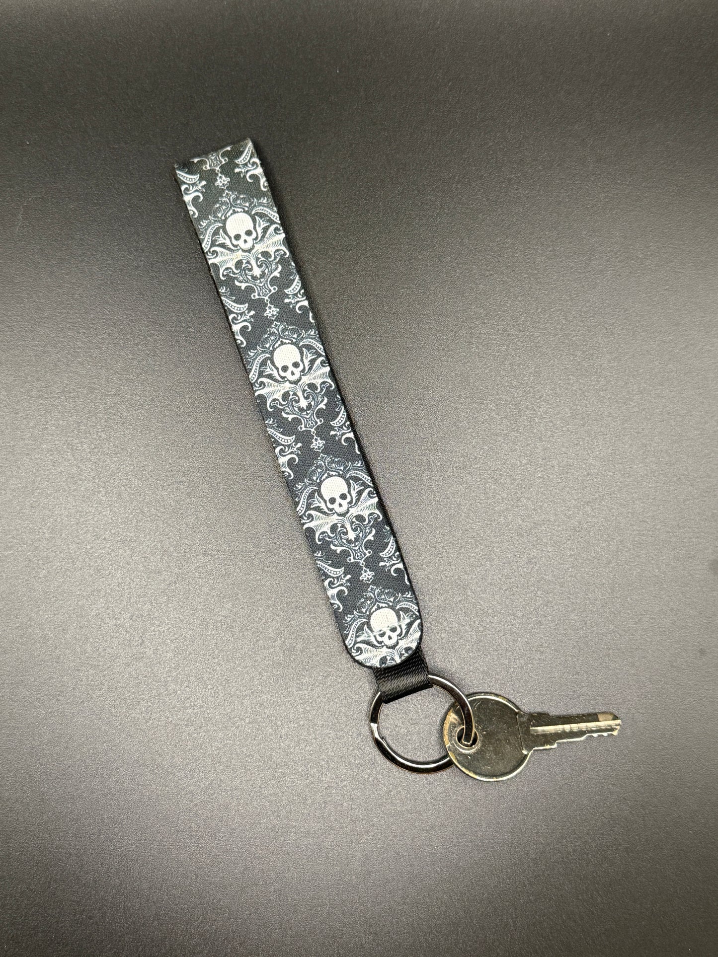 Spooky Wristlet Keychain – Creepy Key Fob, Goth & Witchy Wrist Strap for Keys or Bags