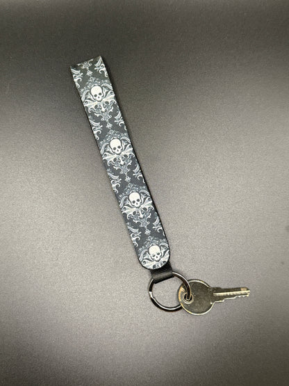 Spooky Wristlet Keychain – Creepy Key Fob, Goth & Witchy Wrist Strap for Keys or Bags