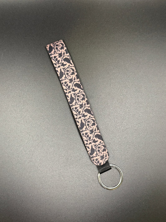 Spooky Wristlet Keychain – Creepy Key Fob, Goth & Witchy Wrist Strap for Keys or Bags