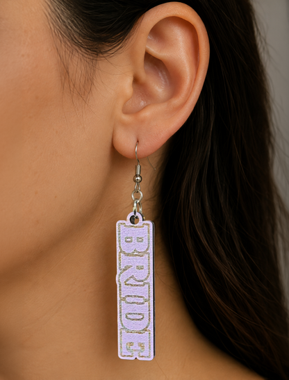 BRIDE Bar Earrings