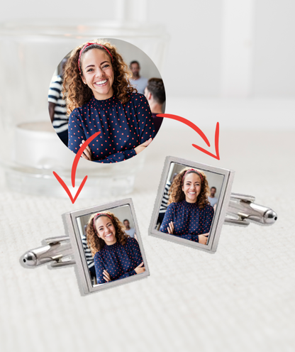 Personalized Photo Cufflinks – A Memory You Can Wear