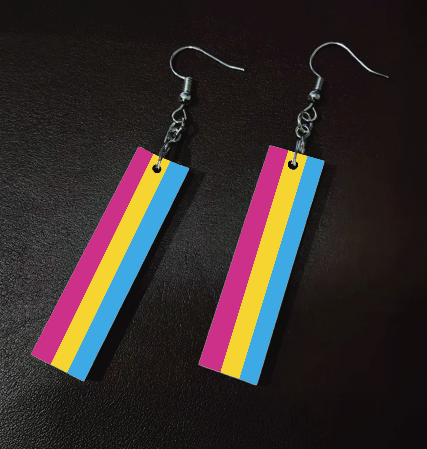 LGBTQIA+ Pride Flag Earrings – Rainbow, Lesbian, Gay Men, Transgender, Bisexual, Pansexual, Asexual Pride
