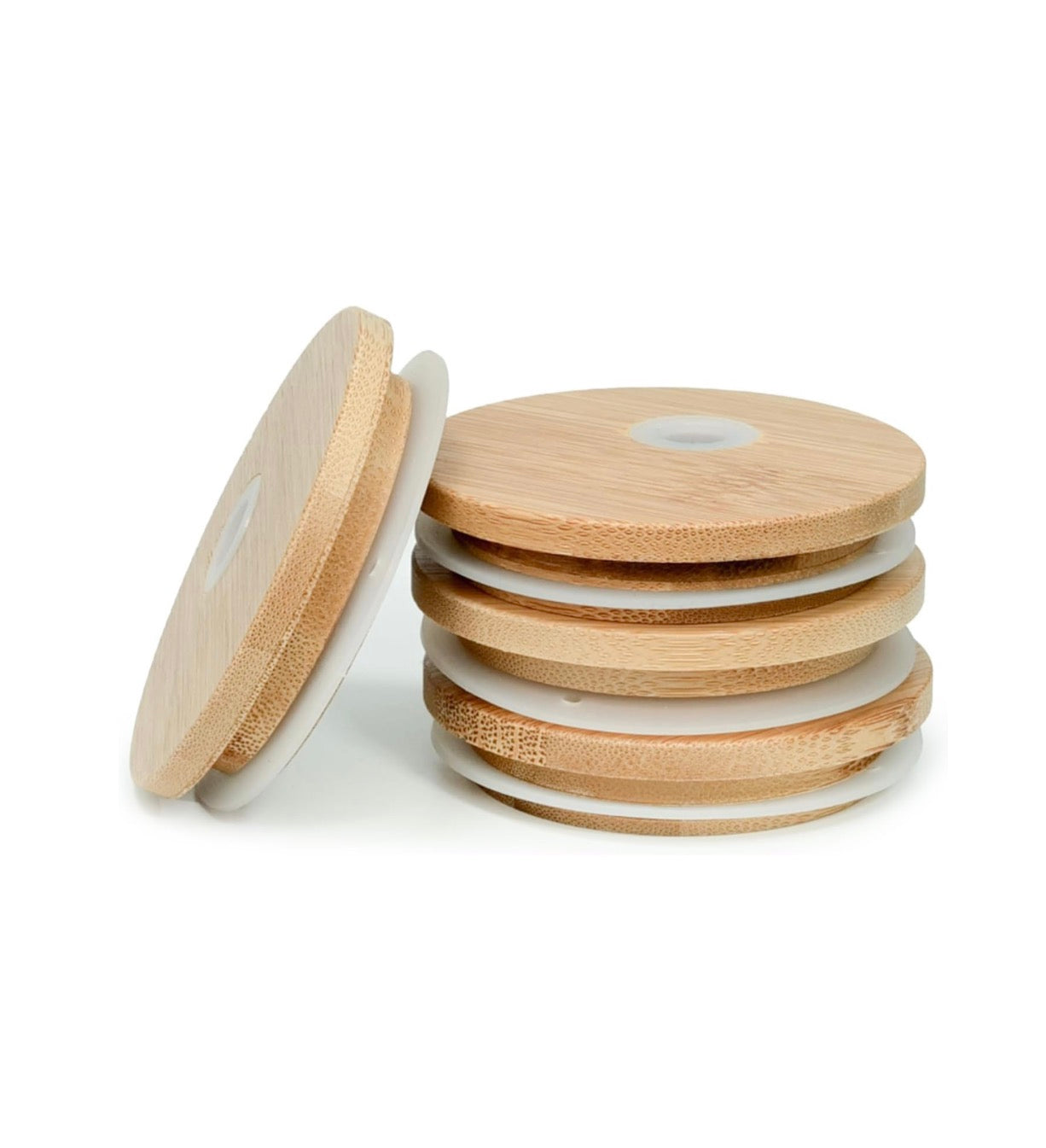 Replacement Bamboo Lid for Glass Cups