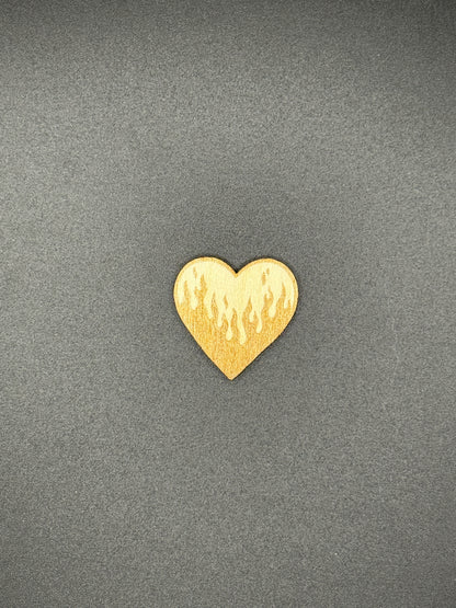 Gothic Heart Magnet Set | Skull, Rose, Spooky Valentine's