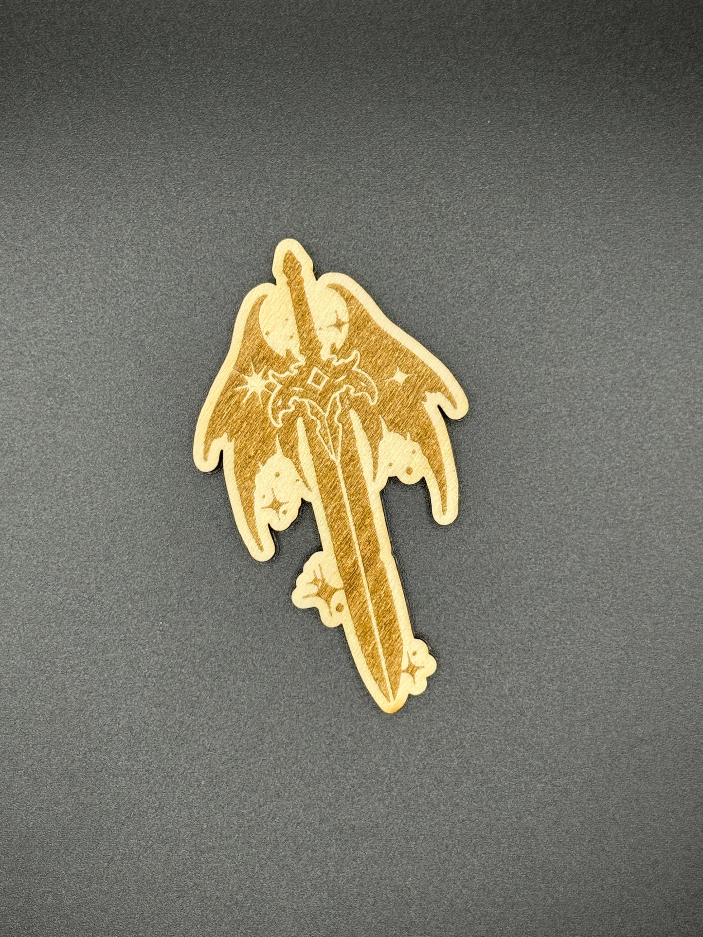 Stardust Swords Magnet Set | Laser Cut Wood, Gothic Home Decor