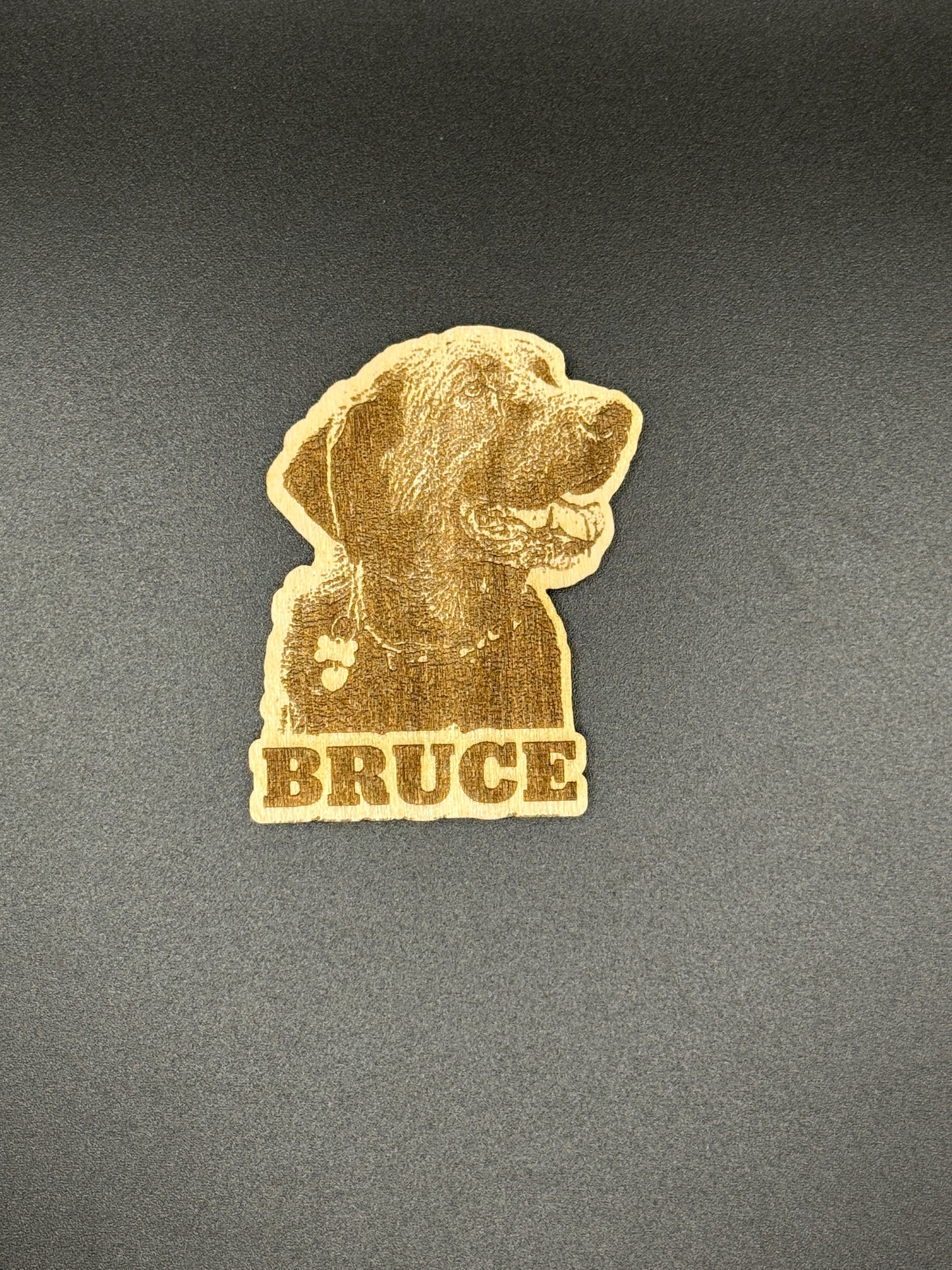 Custom Dog Pet Magnet – Personalized Pet Photo Magnet (2.5”)