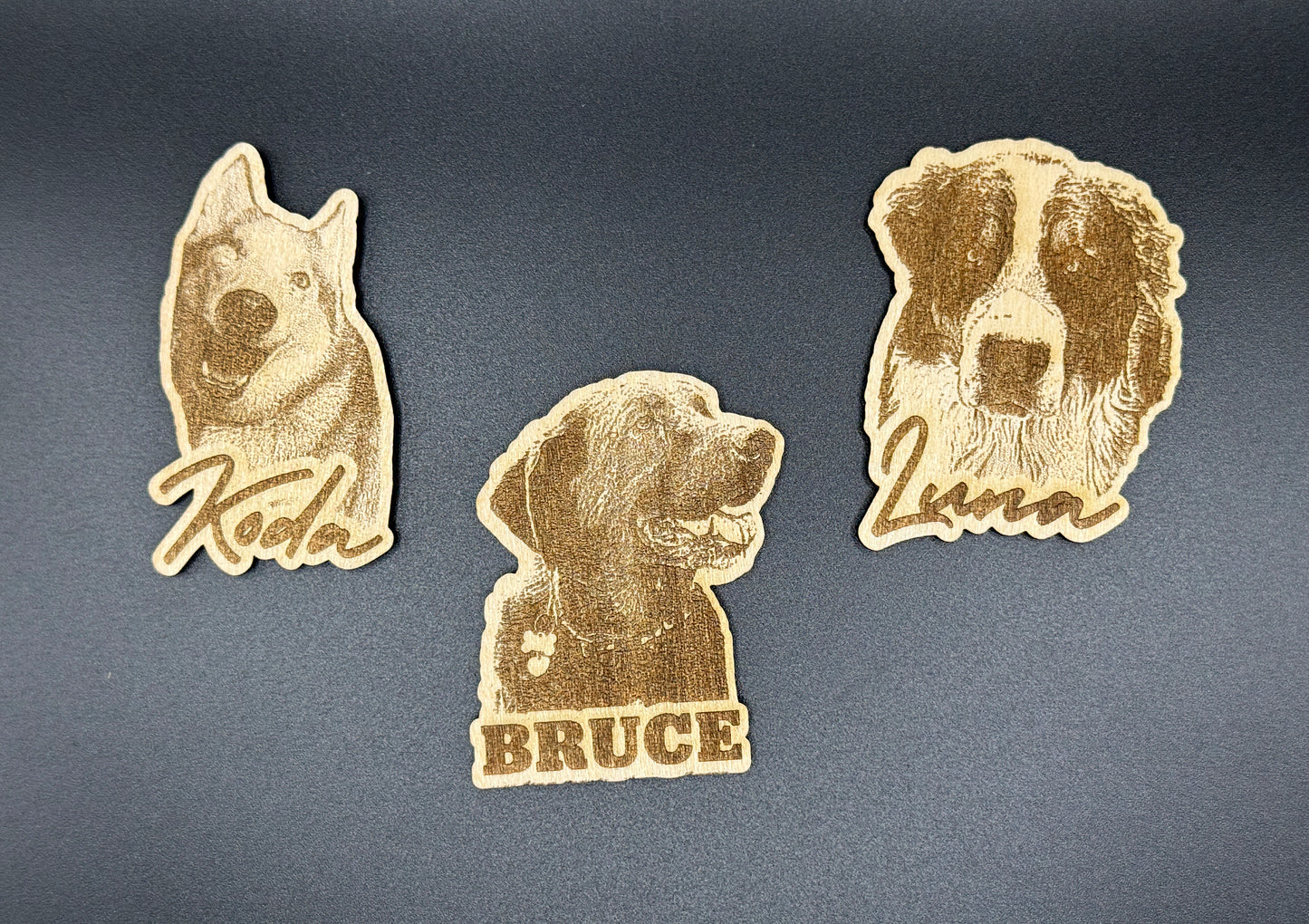 Custom Dog Pet Magnet – Personalized Pet Photo Magnet (2.5”)