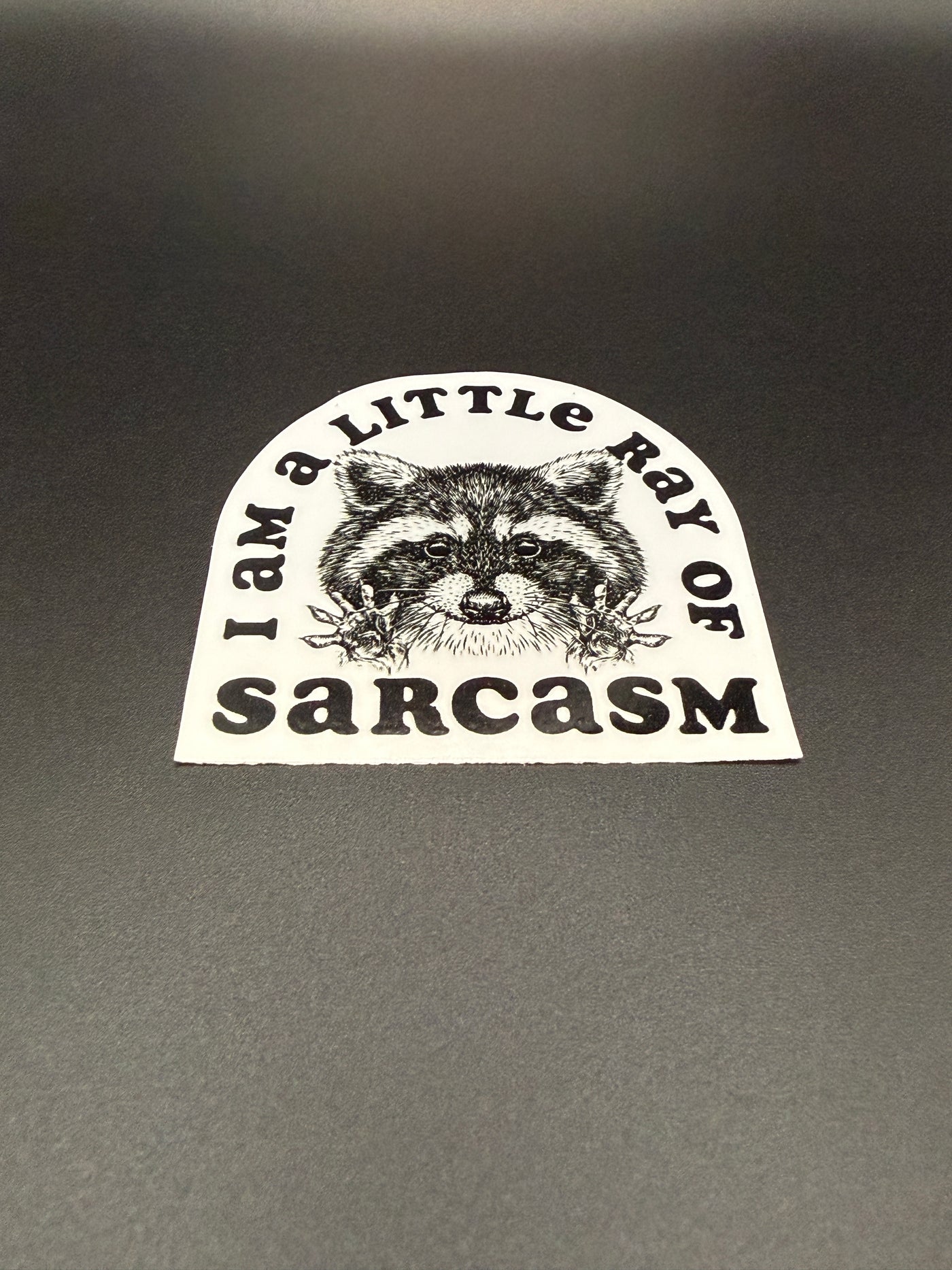 Sarcasm — Dark Humor Sticker