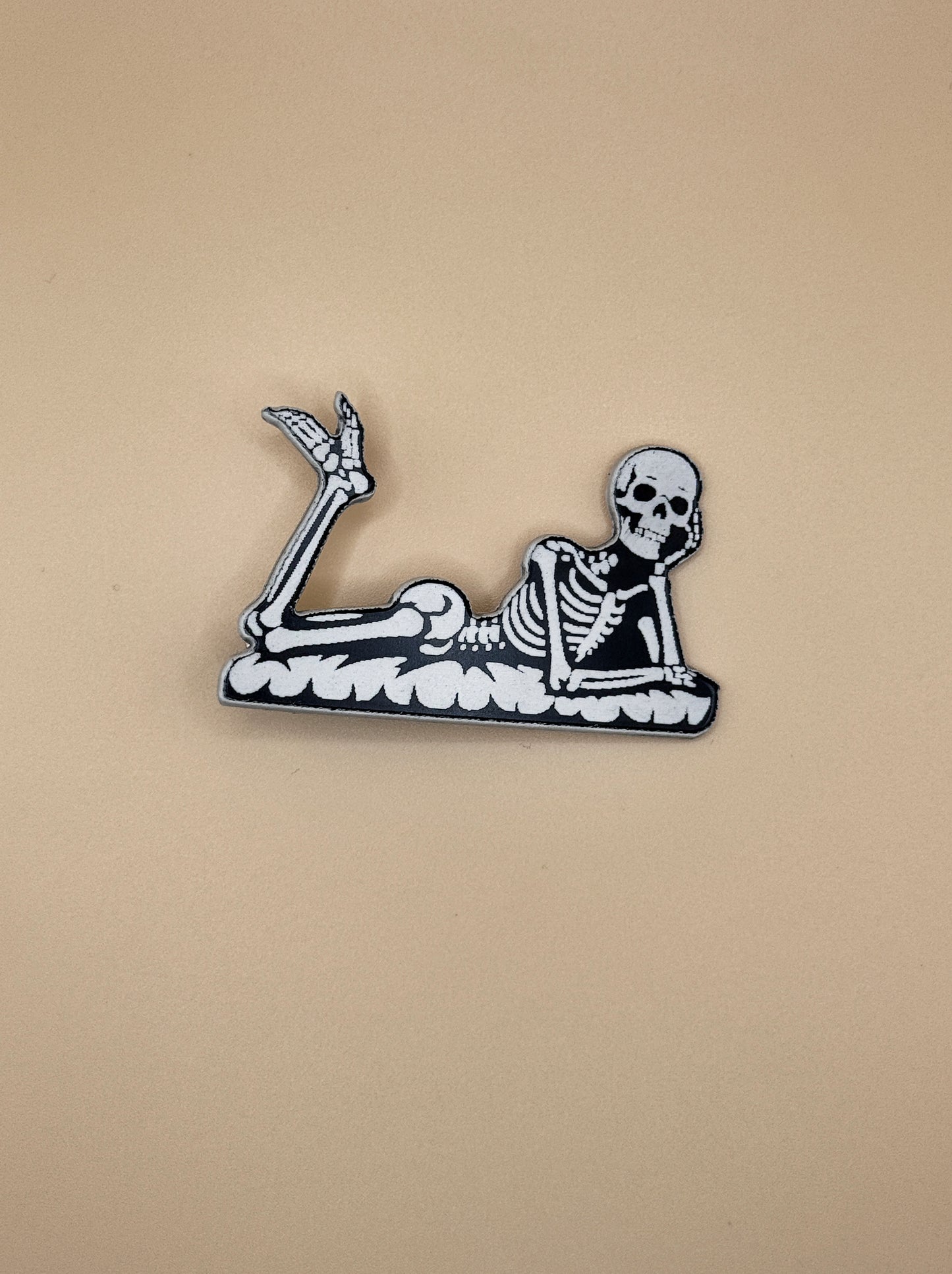Skeleton Hair Clip | Goth Hair Accessory | Spooky Hair Barrette | Halloween Hair Clip | Alternative Style