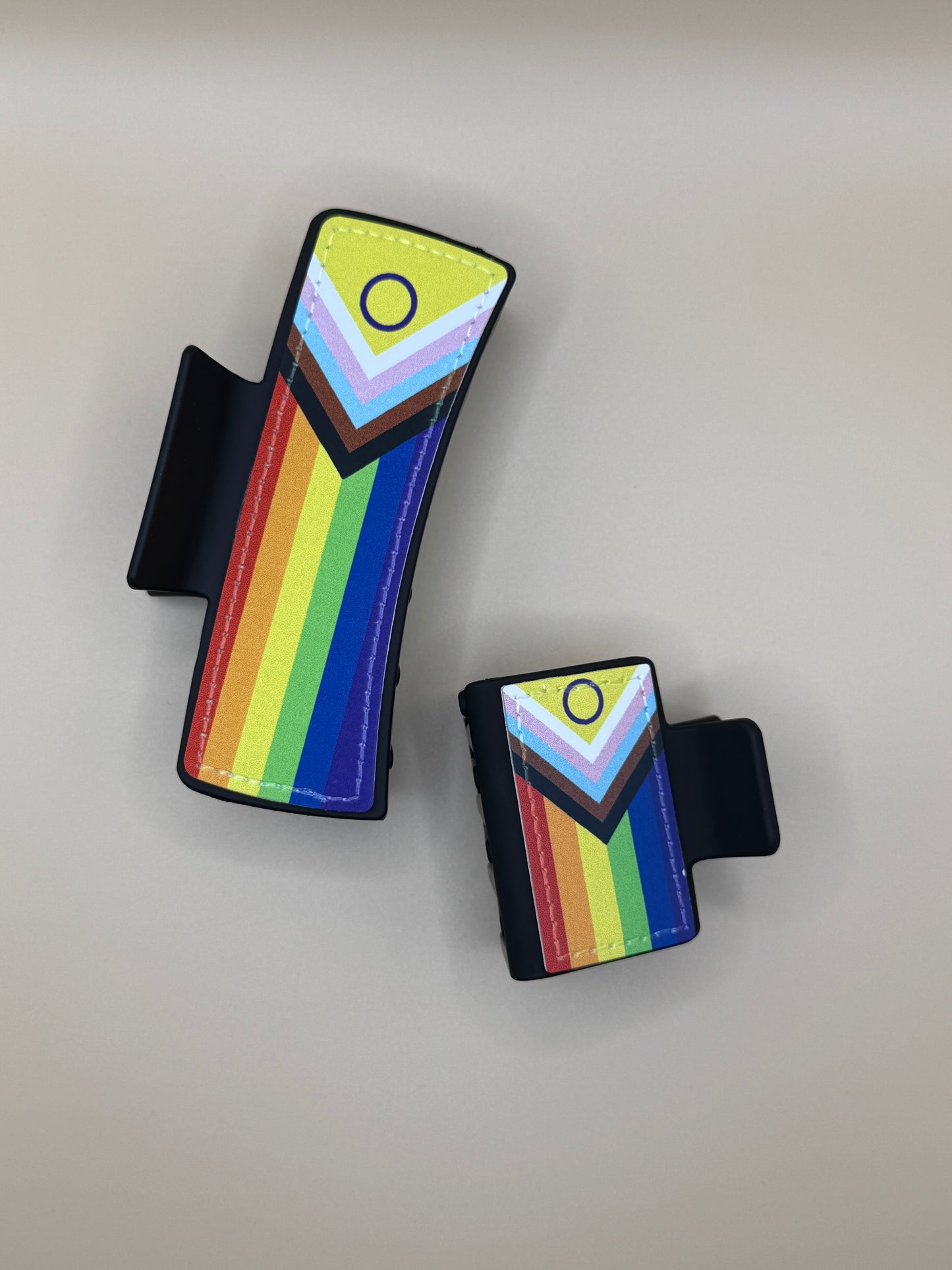 Pride Flag Claw Clip | LGBTQIA+ Hair Accessory | Hair Clip