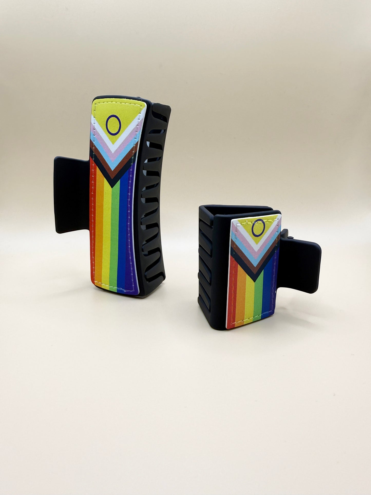 Pride Flag Claw Clip | LGBTQIA+ Hair Accessory | Hair Clip