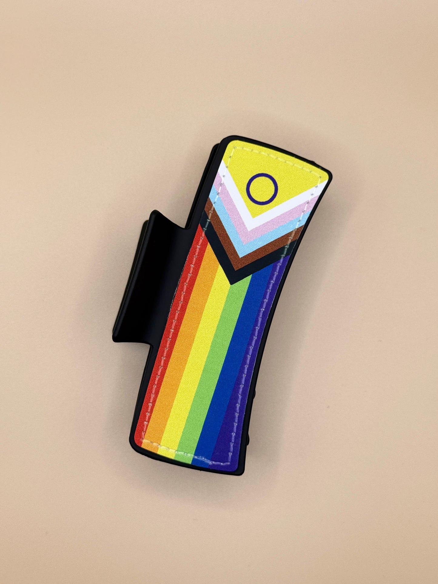 Pride Flag Claw Clip | LGBTQIA+ Hair Accessory | Hair Clip