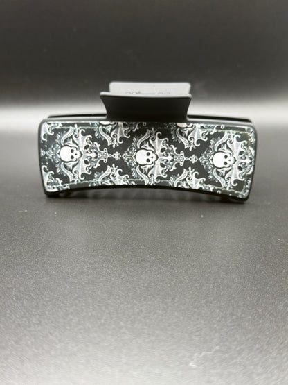 Skulls Acrylic Claw Clip - Gothic Statement Hair Clip