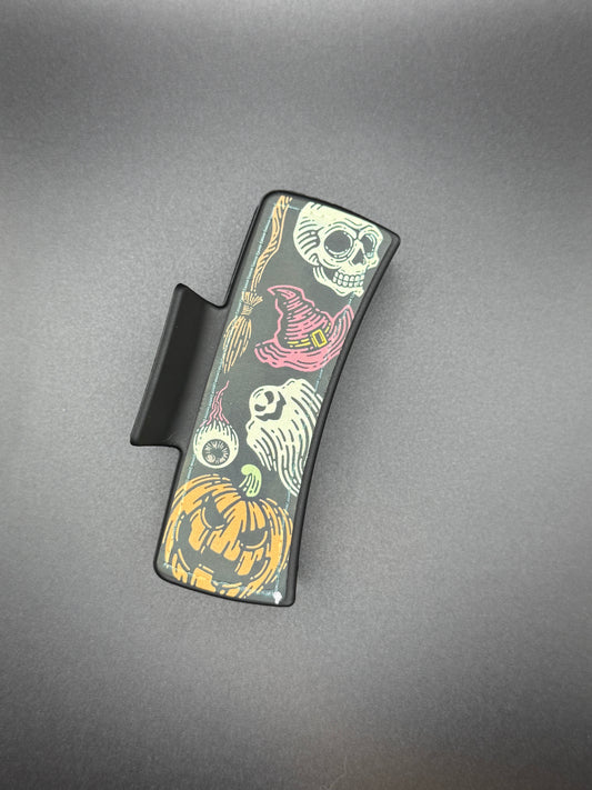 Halloween Acrylic Claw Clip - Spooky Goth Statement Hair Clip