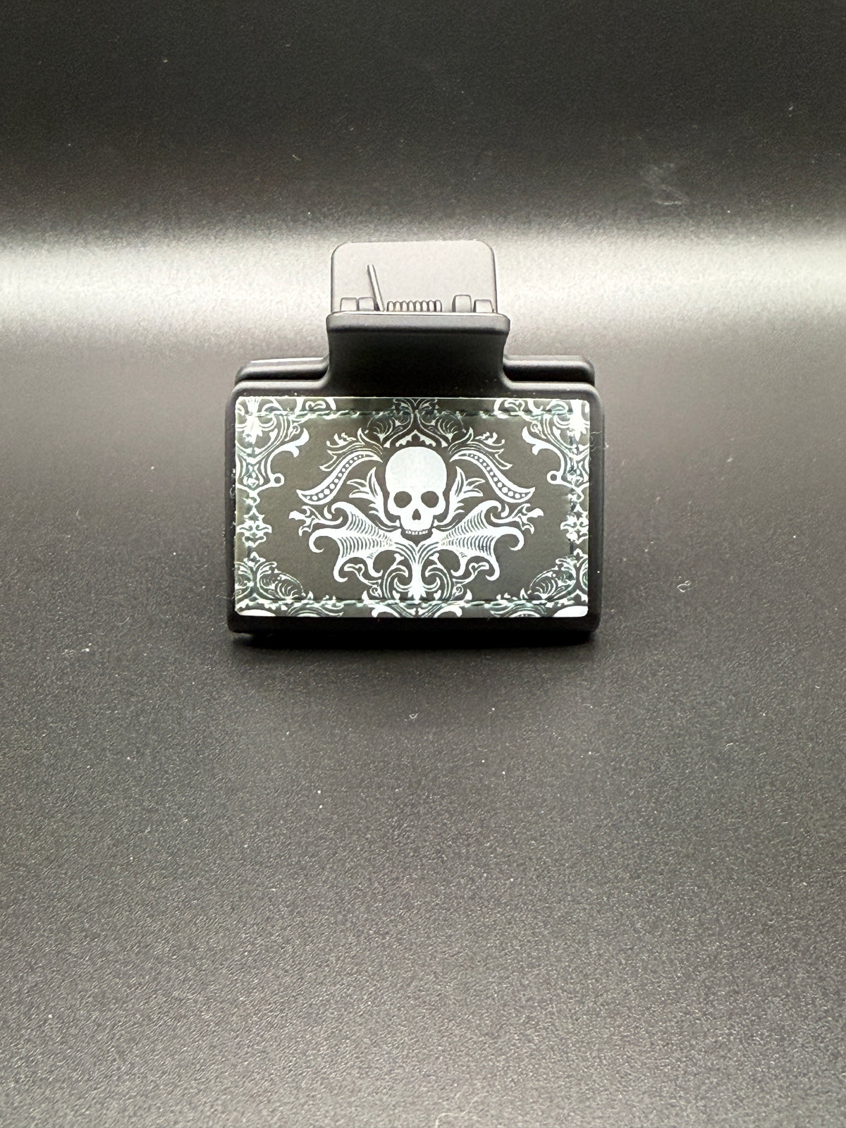 Skulls Acrylic Claw Clip - Gothic Statement Hair Clip