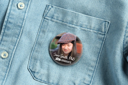 Custom Graduation Pins 2.25 inch - Personalized Senior Gift