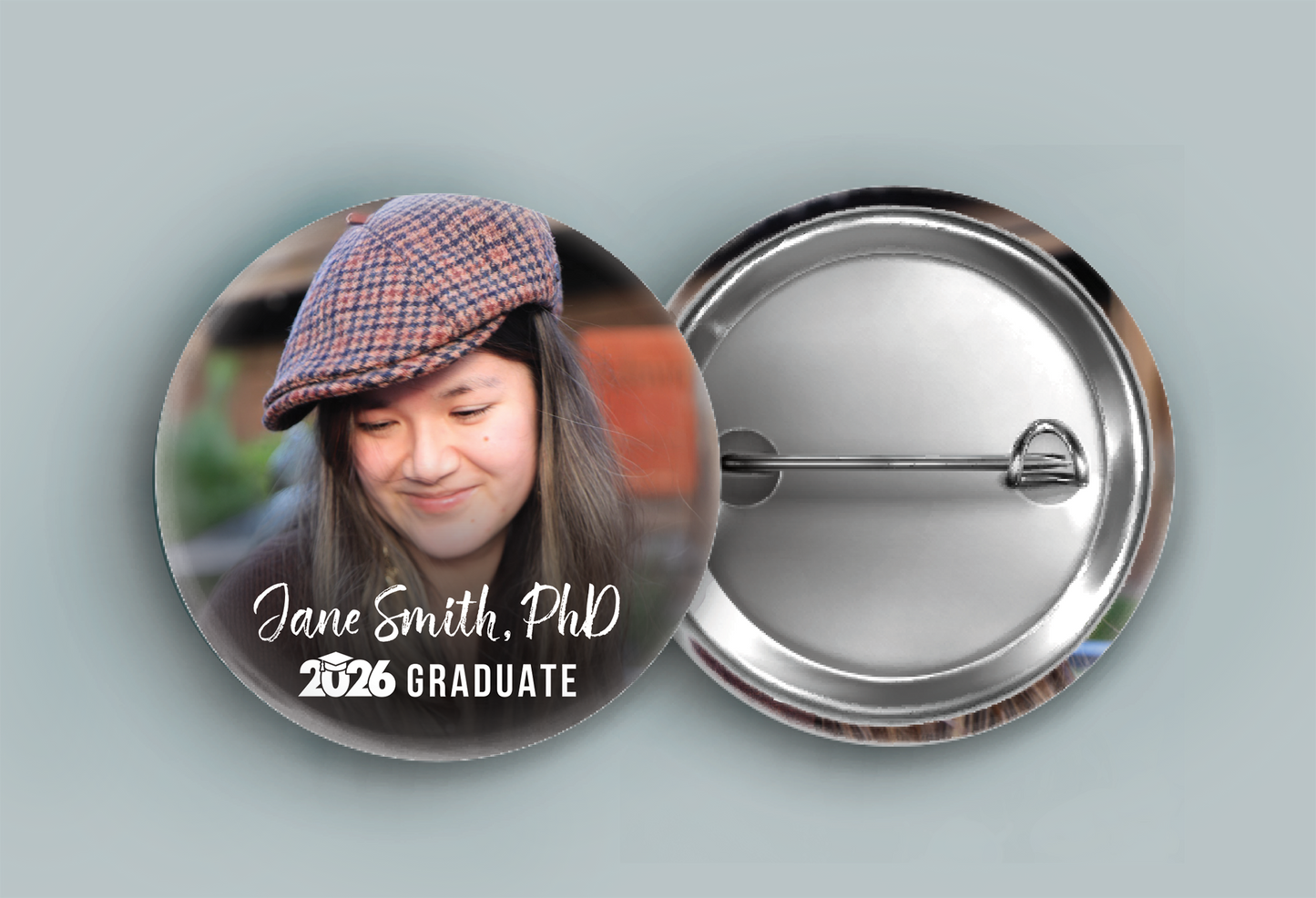 Custom Graduation Pins 2.25 inch - Personalized Senior Gift