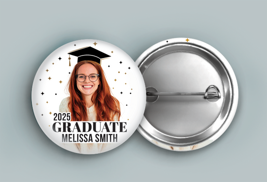 Custom Graduation Pins 2.25 inch - Personalized Senior Gift