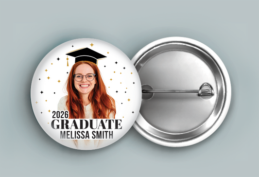 Custom Graduation Pins 2.25 inch - Personalized Senior Gift