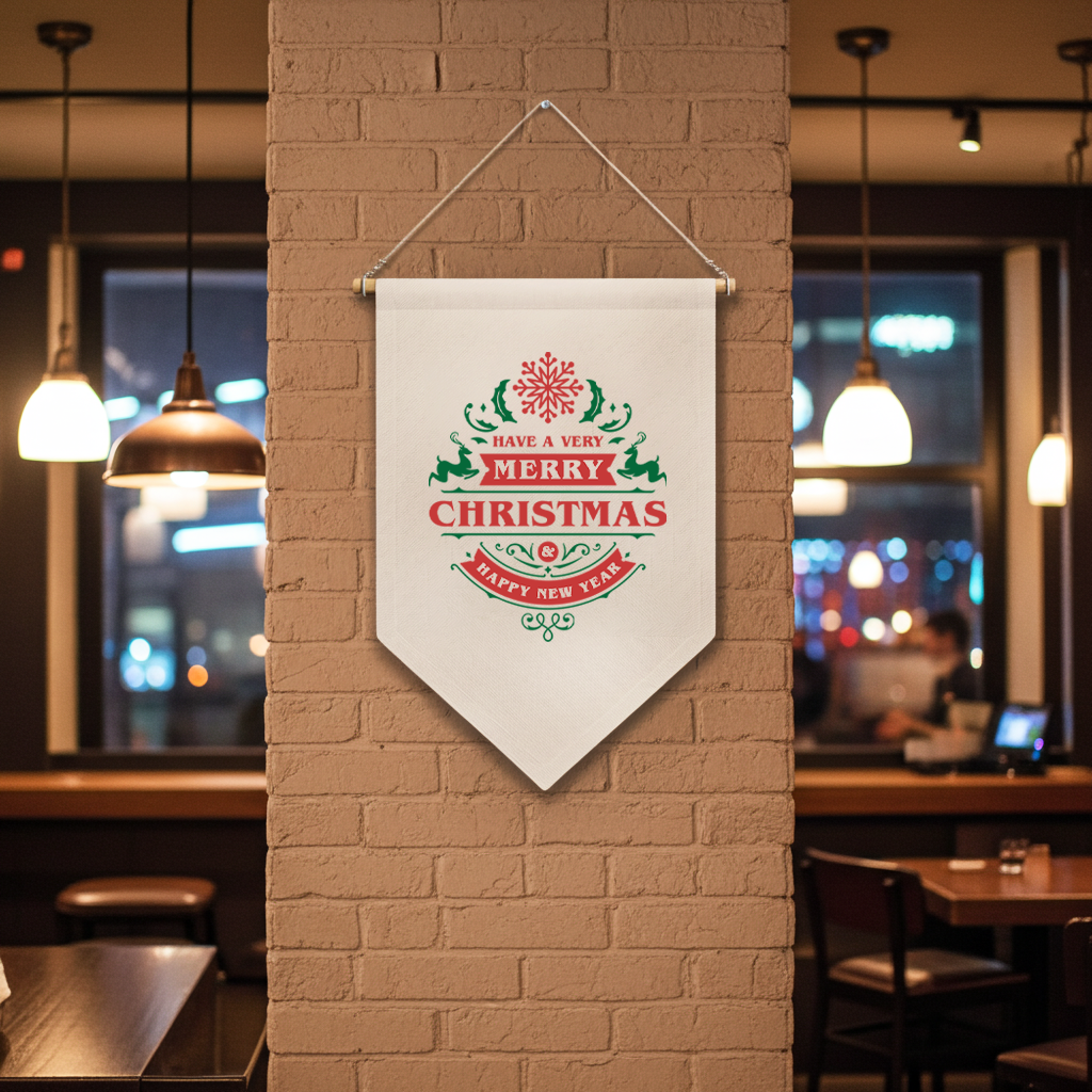 Vintage-Inspired Seasonal Banner | Halloween & Christmas Decor
