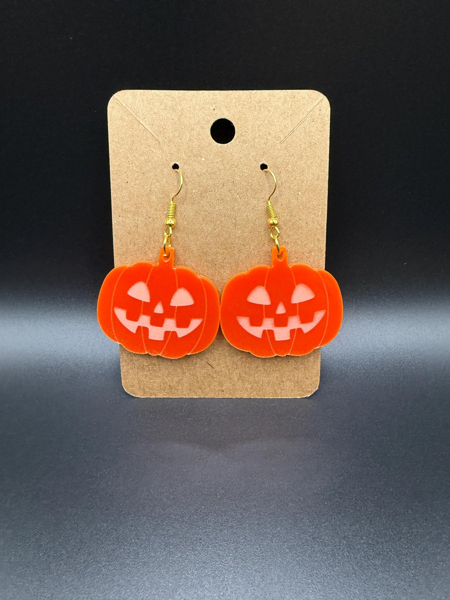 Handmade Acrylic Dangle Earrings - Statement Jewelry