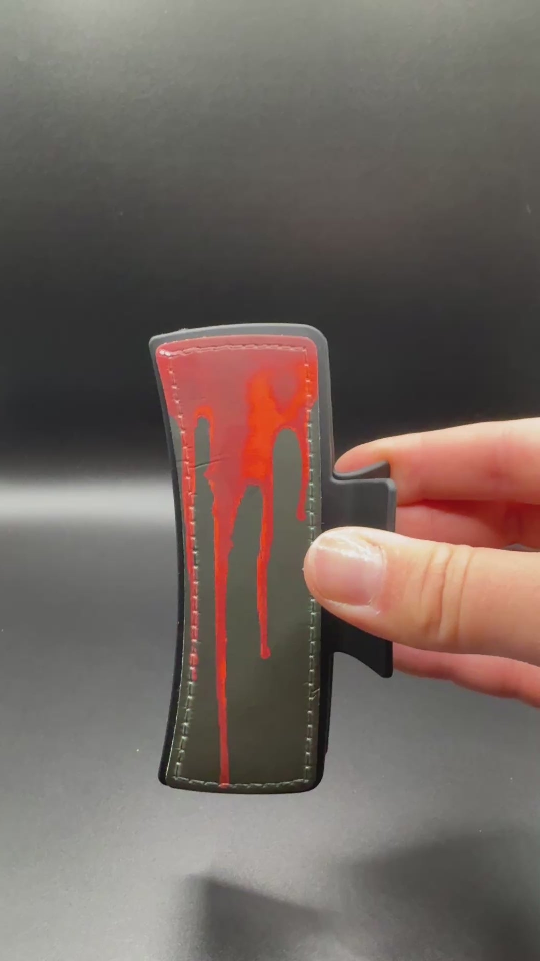 Blood Acrylic Claw Clip - Horror Goth Statement Hair Clip