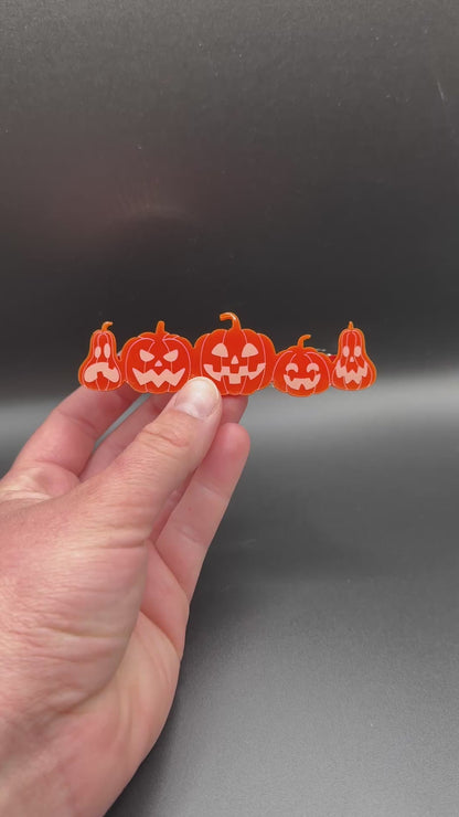 Pumpkin Patch Hair Clip | Hair Accessory | Halloween Barrette